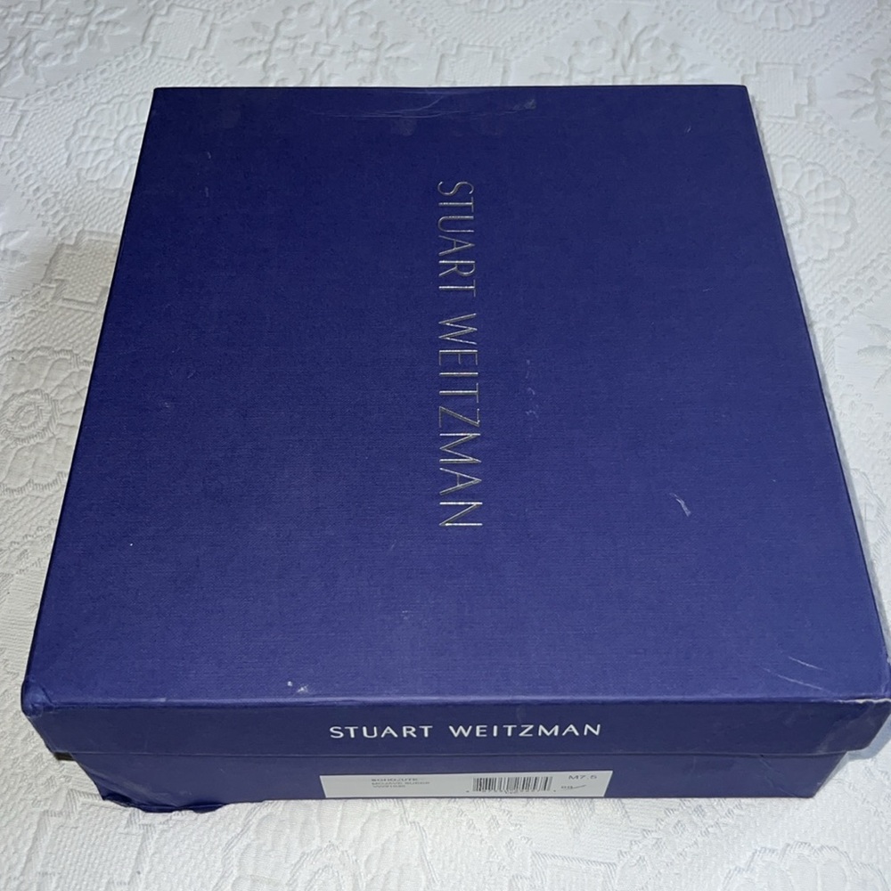 Stuart Weitzman Suede Wedges Size 7.5 - image 7